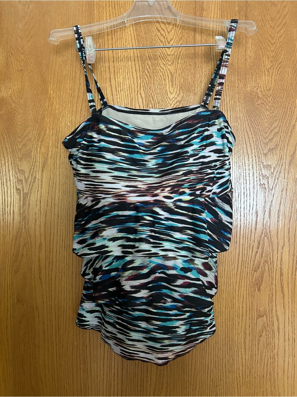 Lane Bryant Tiered Tankini Swim Top
